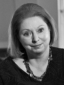 Author Hilary Mantel at her home in Surrey